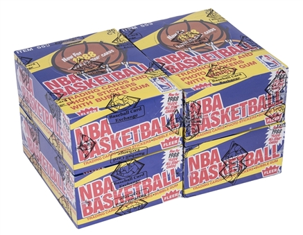 1988-89 Fleer Basketball Unopened Wax Boxes Collection (4) – All BBCE Certified